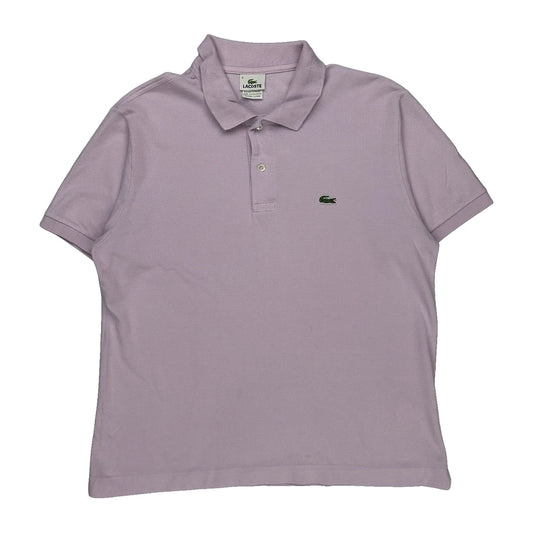 Lacoste Polo Shirt - XL Purple Cotton