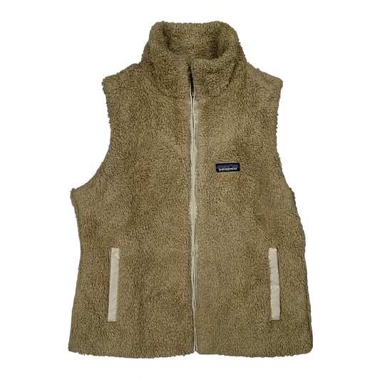 Patagonia Fleece Vest - Large Beige Polyester