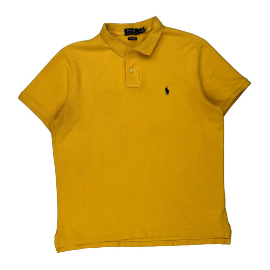 Polo By Ralph Lauren Polo Shirt - XL Yellow Cotton