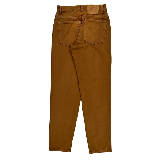 Levis Jeans - 26W UK 8 Brown Cotton