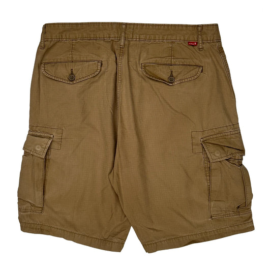 Levis Cargo Shorts - 35W 10L Khaki Cotton