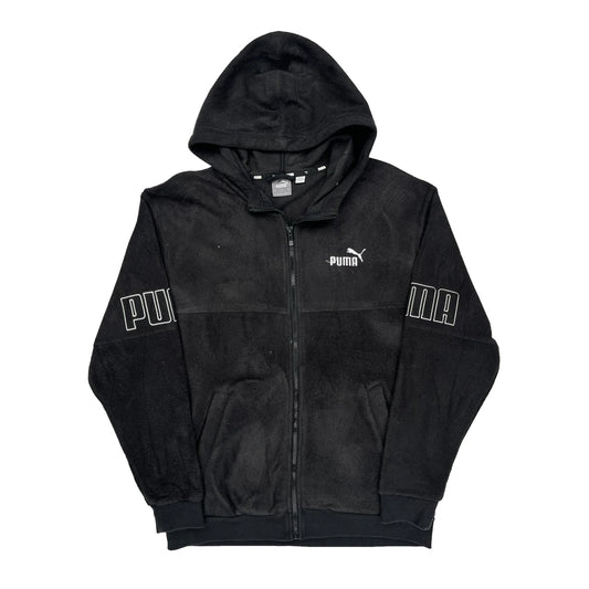 Puma Hoodie - Large Black Polyester