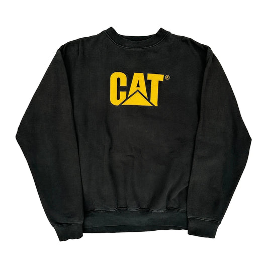 Cat Sweatshirt - Medium Black Cotton