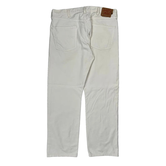 Levis Jeans - 36W 30L White Cotton