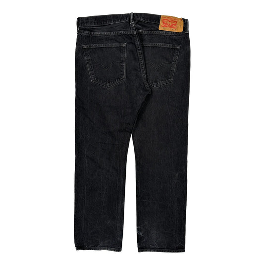 501 Levis Jeans - 36W 30L Black Cotton