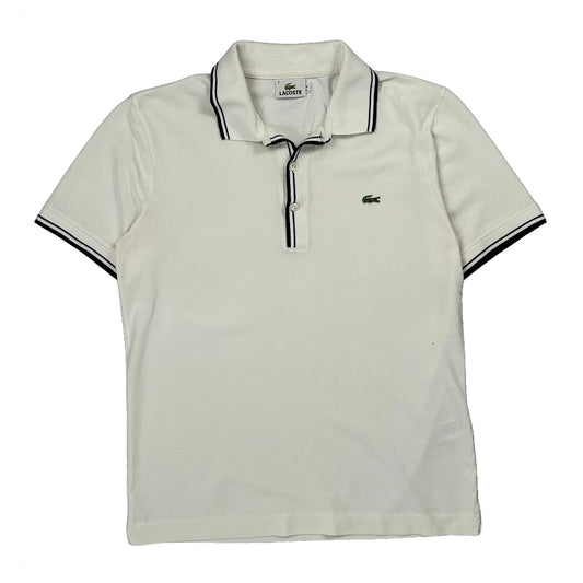 Vintage Lacoste Polo Shirt - XS White Cotton