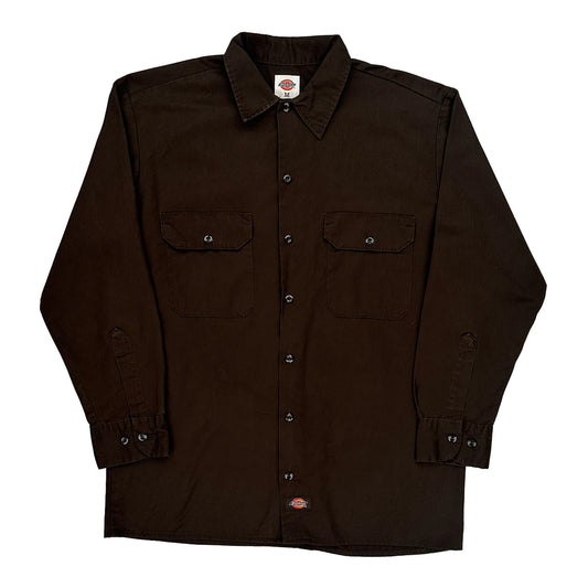 Dickies Shirt - Medium Brown Polyester Blend
