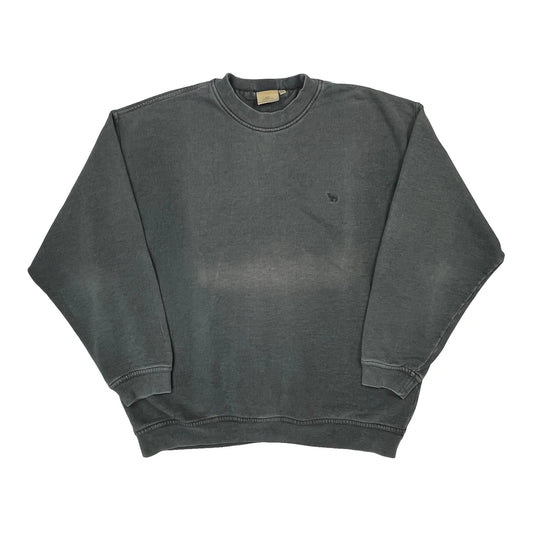 Vintage 90S Faded Camel Sweatshirt - 2XL Grey Cotton