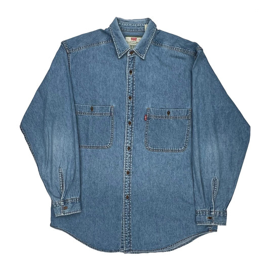 Levis Denim Shirt - Large Blue Denim