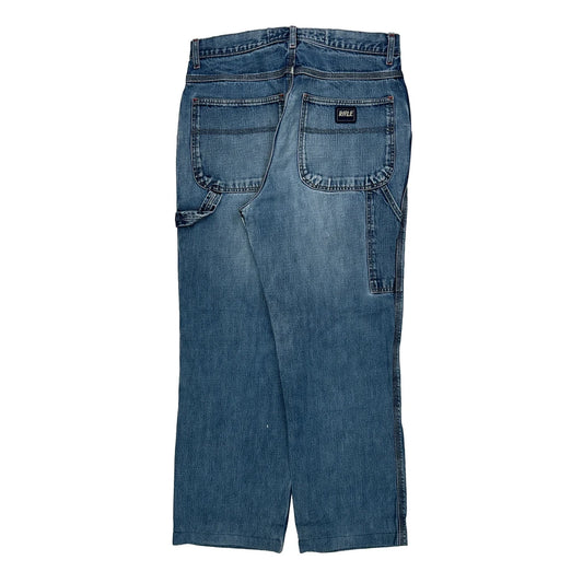 Rifle Carpenter Jeans - 32W 30L Blue Cotton