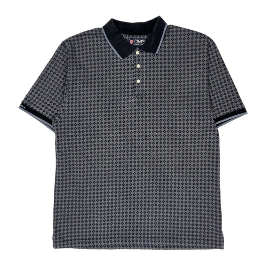 Chaps Ralph Lauren Polo Shirt - Large Navy Cotton