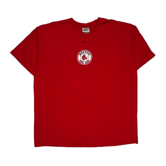 Boston Red Sox Nike Graphic T-Shirt - 2XL Red Cotton