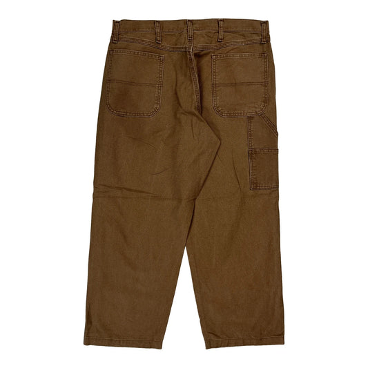 Unbranded Carpenter Trousers - 36W 29L Brown Cotton