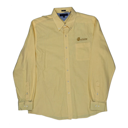 Tommy Hilfiger Slim Fit Shirt - XL Yellow Cotton