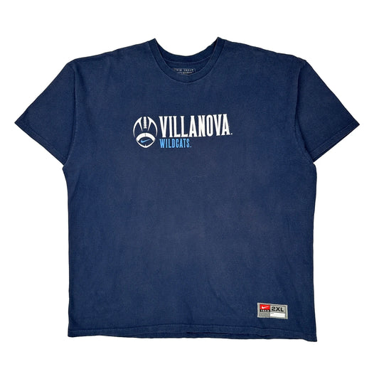 Villanova Wildcats Nike College T-Shirt - 2XL Navy Cotton