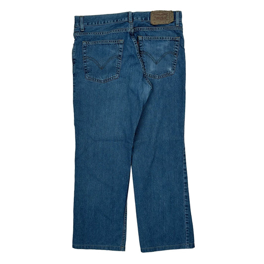 501 Levis Jeans - 32W 35L Blue Denim