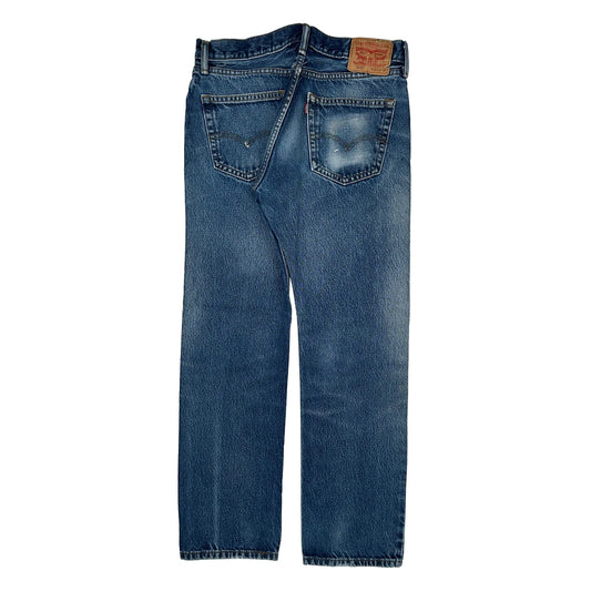 505 Levis Jeans - 32W 30L Blue Denim