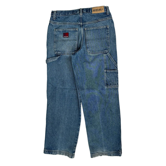 Benzene Carpenter Jeans - 30W 29L Blue Cotton