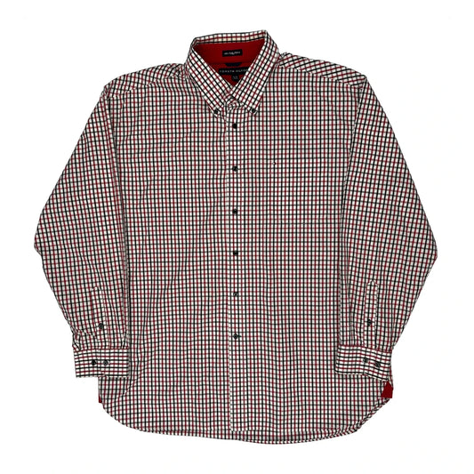 Tommy Hilfiger Checked Shirt - XL Red Cotton