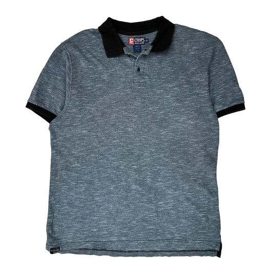 Chaps Ralph Lauren Polo Shirt - Large Blue Cotton