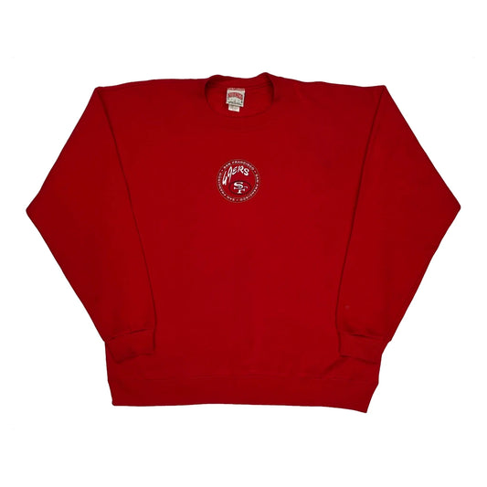 San Francisco 49Ers Nutmeg Football Sweatshirt - XL Red Cotton