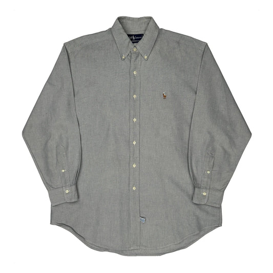 Ralph Lauren Shirt - Large Grey Cotton