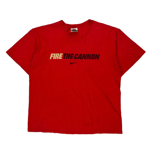 San Diego State University Nike T-Shirt - Large Red Cotton