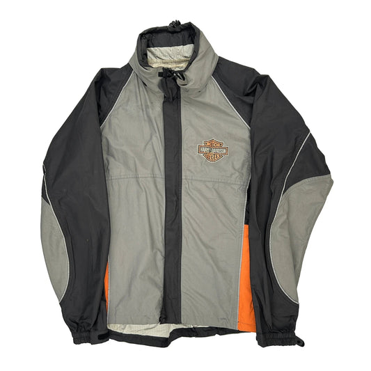 Harley Davidson Jacket - Medium Grey Nylon