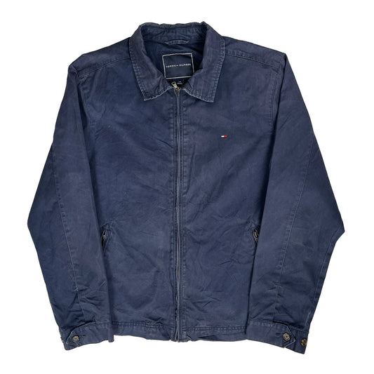 Tommy Hilfiger Harrington Jacket - Large Blue Cotton