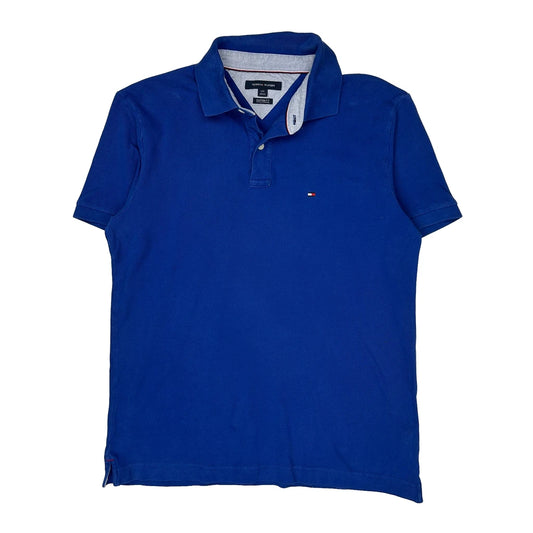 Vintage Tommy Hilfiger Polo Shirt - Large Blue Cotton