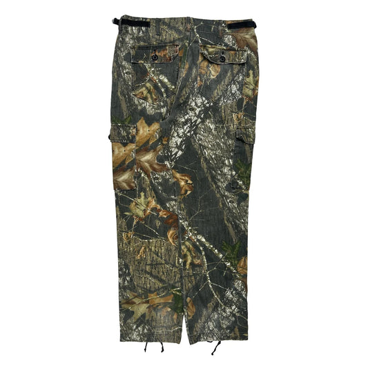 Cabelas Cargo Trousers - 34W 31L Camo Cotton Blend