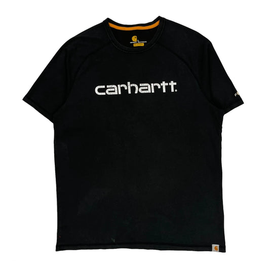 Carhartt Spellout T-Shirt - Large Black Cotton