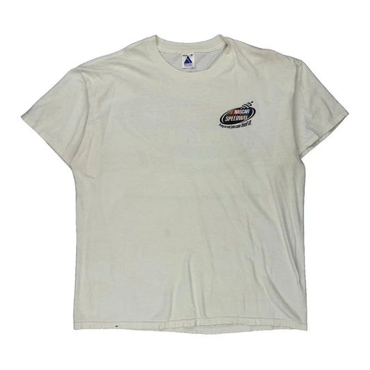 Silicon Motor Speedway Nascar Nascar T-Shirt - XL White Cotton