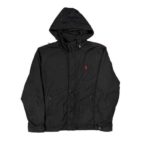 Polo By Ralph Lauren Jacket - Medium Black Polyester