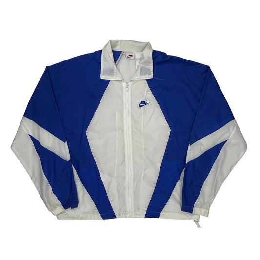 Nike Windbreaker - Large Blue Nylon