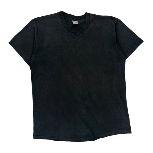 Fruit Of The Loom Single Stitch T-Shirt - XL Black Cotton