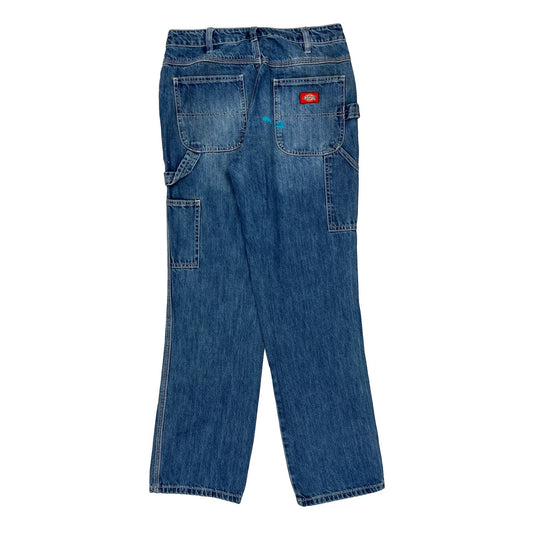 Dickies Carpenter Jeans - 28W UK 8 Blue Denim