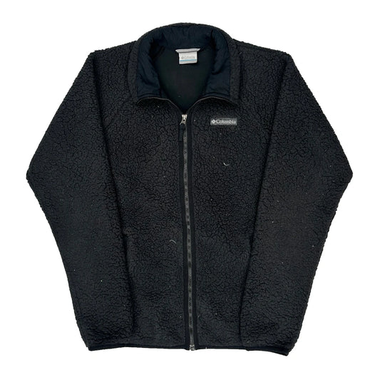Columbia Fleece Jacket - Small Black Polyester