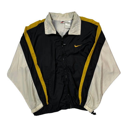 Nike Spellout Windbreaker - Medium Black Nylon