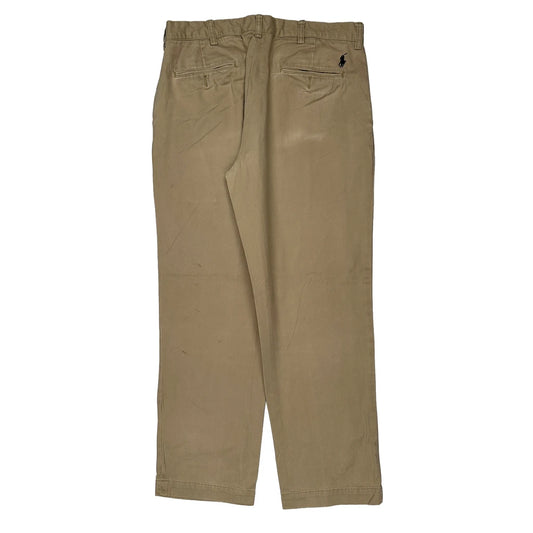 Polo By Ralph Lauren Chinos - 33W 31L Khaki Cotton