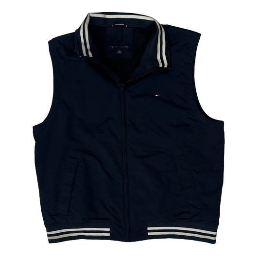 Tommy Hilfiger Striped Gilet - XL Navy Polyester