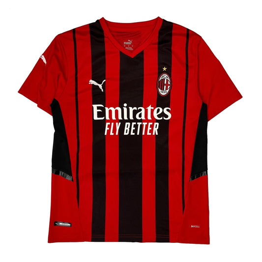 Vintage Ac Milan Puma 2024-25 Home Football Shirt - Medium Red Polyester
