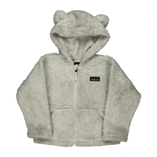 Age 2 Patagonia Fleece Jacket - 2XS Cream Polyester