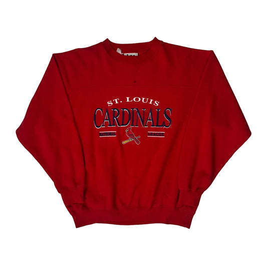 St. Louis Cardinals Lee Graphic Sweatshirt - Large Red Polyester Blend