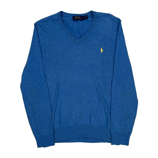 Polo By Ralph Lauren Jumper - Large Blue Cotton