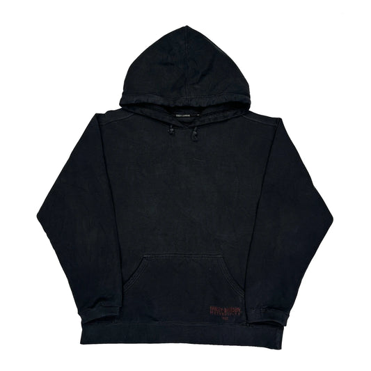 Harley Davidson Graphic Hoodie - Large Black Cotton