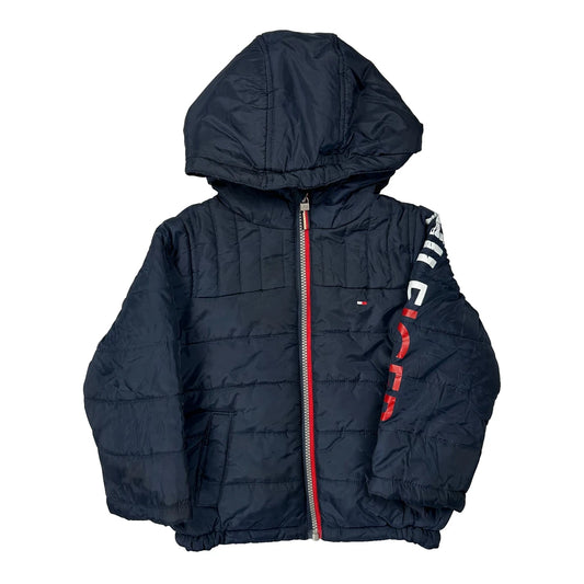 Age 3 Tommy Hilfiger Puffer - XS Navy Polyester
