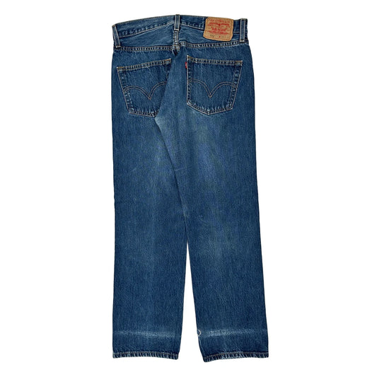 501 Levis Jeans - 30W 30L Dark Wash Cotton