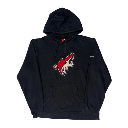 Arizona Coyotes Reebok Nhl Hoodie - Large Black Cotton Blend