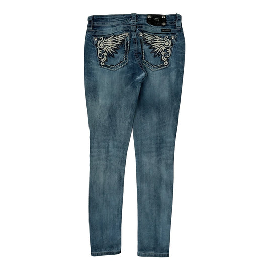 Unbranded Skinny Jeans - 28W UK 6 Blue Denim